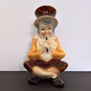 Kingston Pottery Hull Phil The Fluter England 9" Ceramic Toby Jug Pitcher